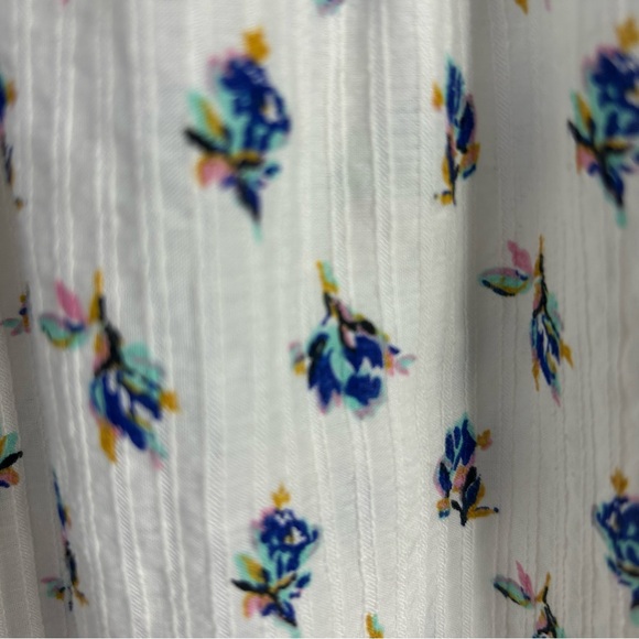 Zadig and Voltaire Floral Lace Peasant Prairie Top Sz XS - Picture 10 of 16